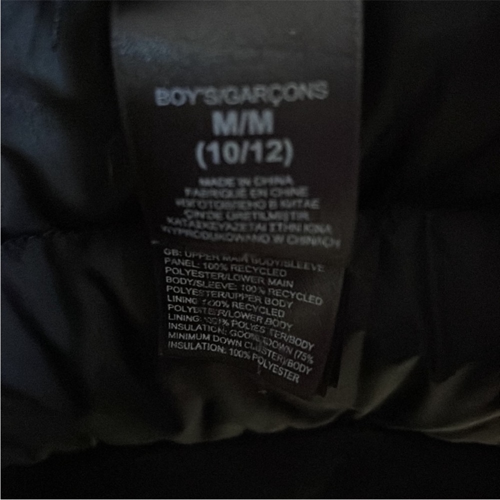 THE NORTH FACE BOYS JACKET BLACK WITH BLUE SIZE M AGE 10 - 12 - Picture 9 of 10